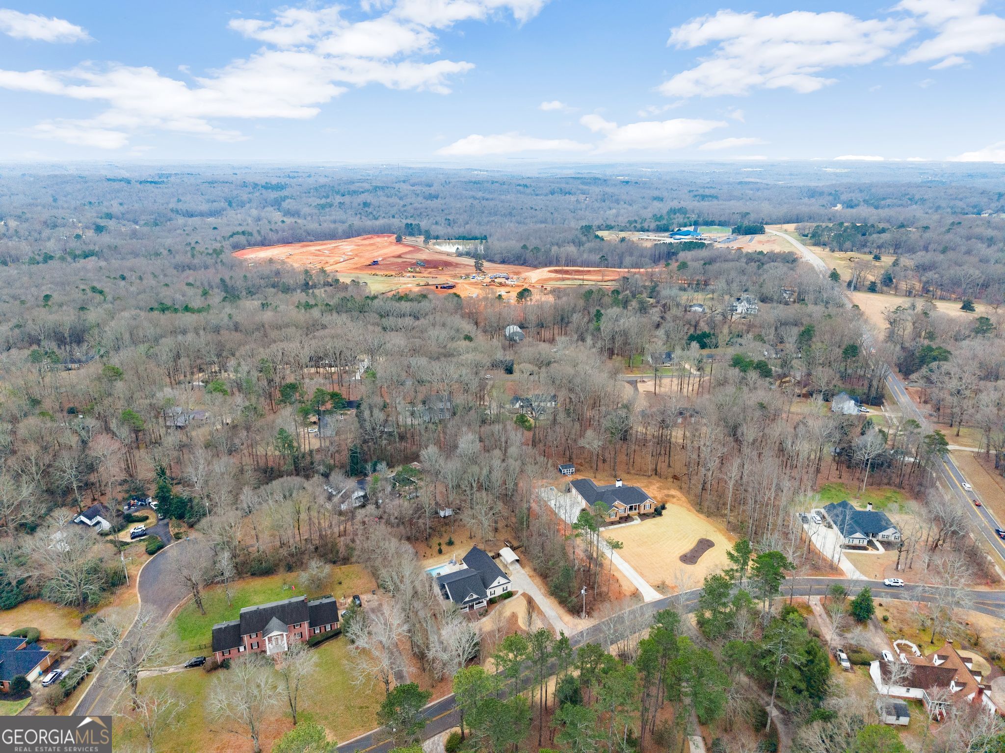 96 Magnolia Place Commerce, GA 30529 - Photo 56 of 58 an aerial view of residential houses with outdoor space