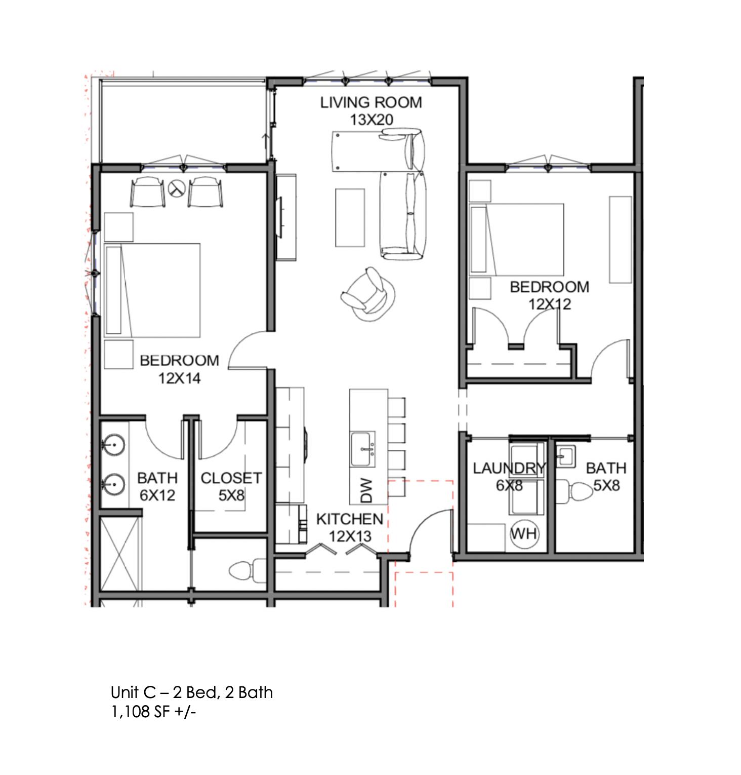 1445 Fagan Street, Unit 312 Chattanooga, TN 37408 - Photo 12 of 16 Unit C