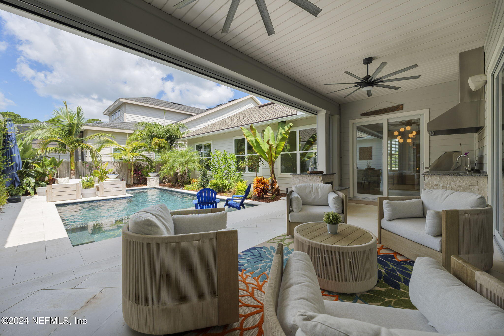 50 Littlewood Road Ponte Vedra, FL 32081 - Photo 39 of 76 Covered Lanai with Retractable Screen