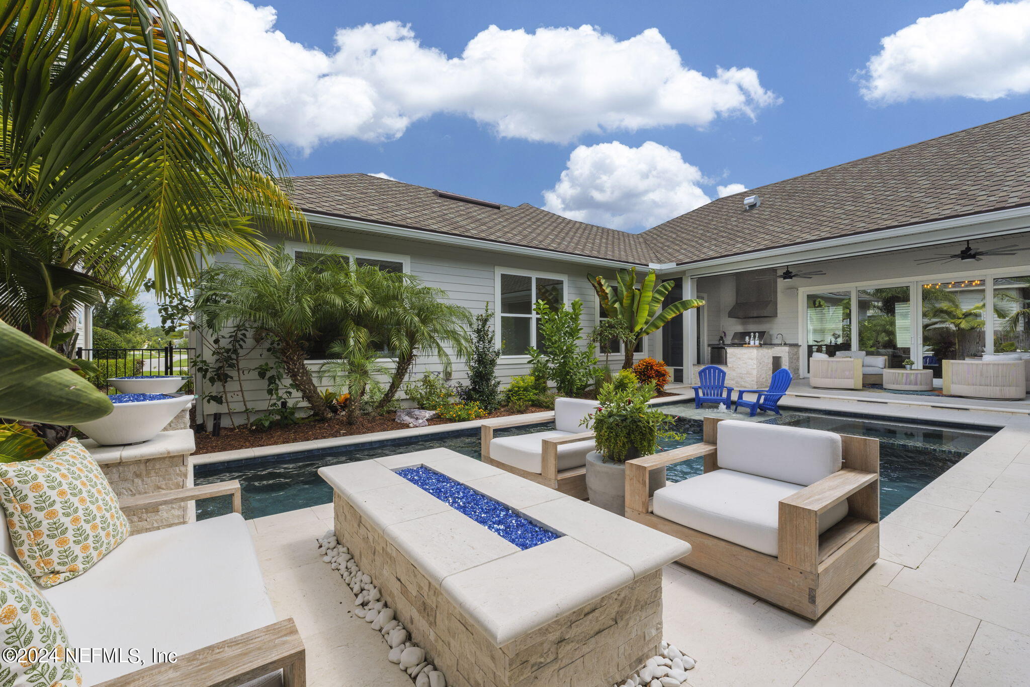 50 Littlewood Road Ponte Vedra, FL 32081 - Photo 43 of 76 Pool ad Fire Pit