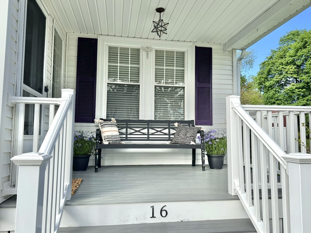 16 Evans Road Needham, MA 02492 - Photo 2 of 23 a view of porch with seating space