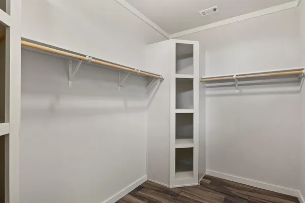 a room with an empty space