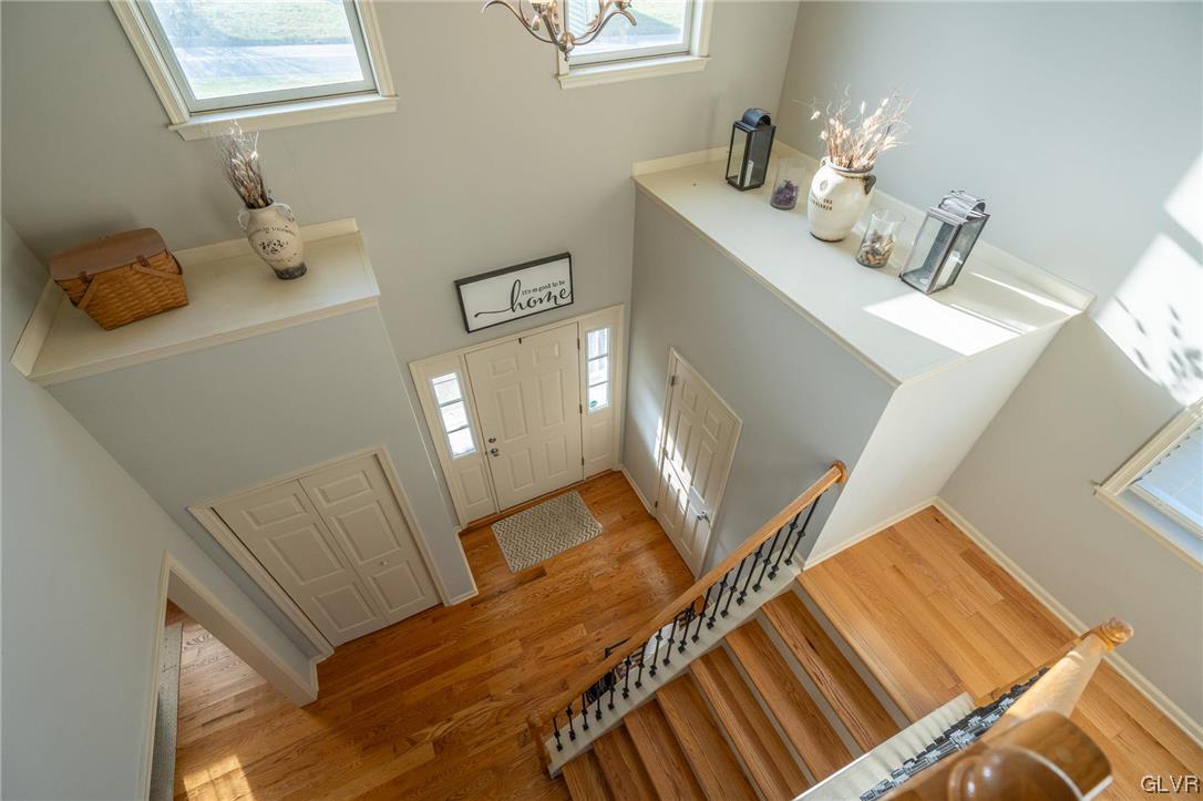 1240 Miller Road Wind Gap, PA 18091 - Photo 15 of 48 a view of a livingroom with furniture wooden floor and front door