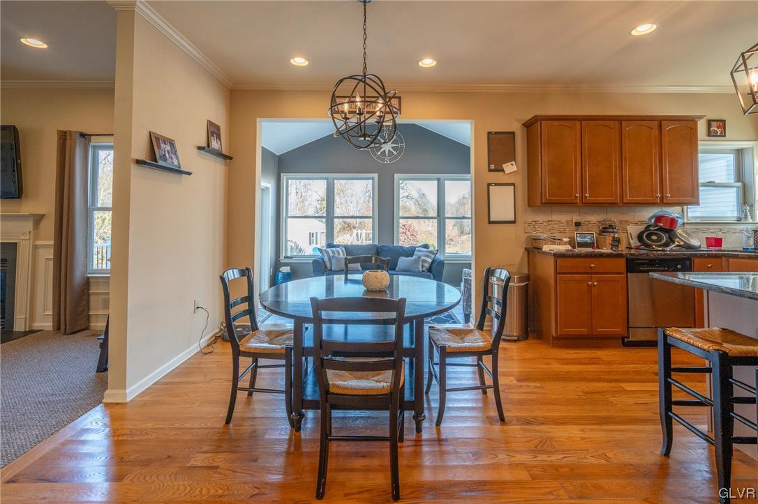 1240 Miller Road Wind Gap, PA 18091 - Photo 21 of 48 a view of a dining room with furniture window and wooden floor