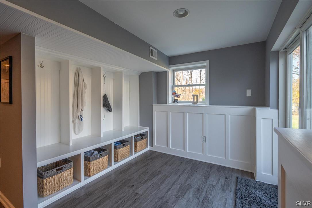 1240 Miller Road Wind Gap, PA 18091 - Photo 45 of 48 wooden floor in an empty room with windows and wooden floor