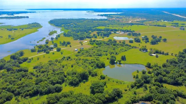 a view of a city with an ocean