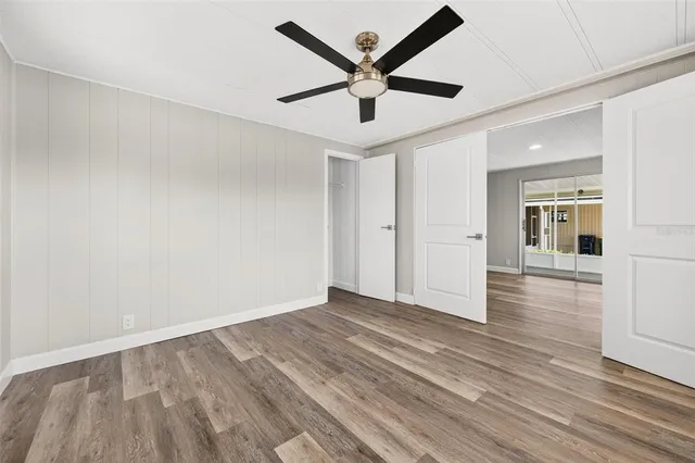 a view of a backyard with a garden