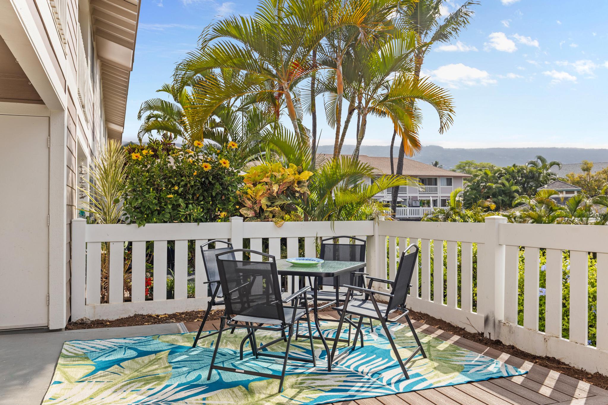 75-6081 Alii Drive, Unit V106 Kailua-Kona, HI 96740 - Photo 8 of 25 a view of a chairs on the roof deck