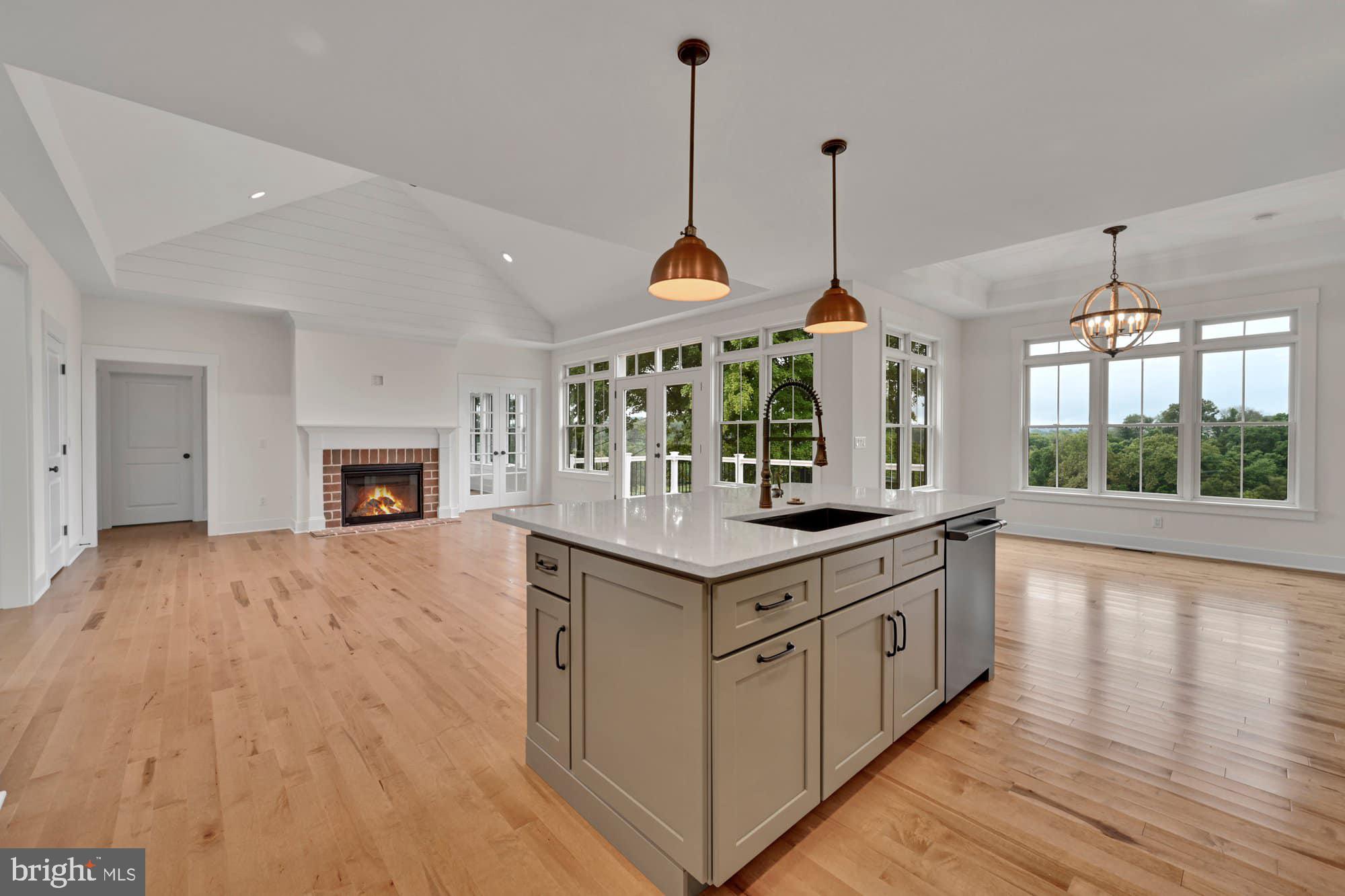 786 Fairview Road Mount Joy, PA 17552 - Photo 15 of 45 a kitchen with kitchen island and a wooden floors