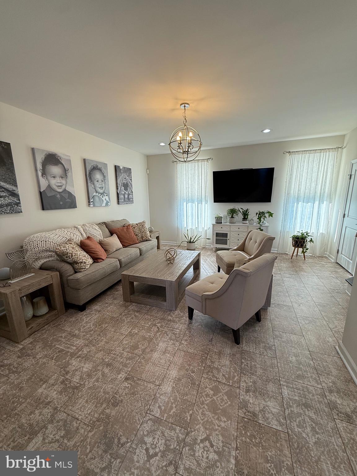 314 Iannelli Road Clarksboro, NJ 08020 - Photo 14 of 29 a living room with furniture and a flat screen tv