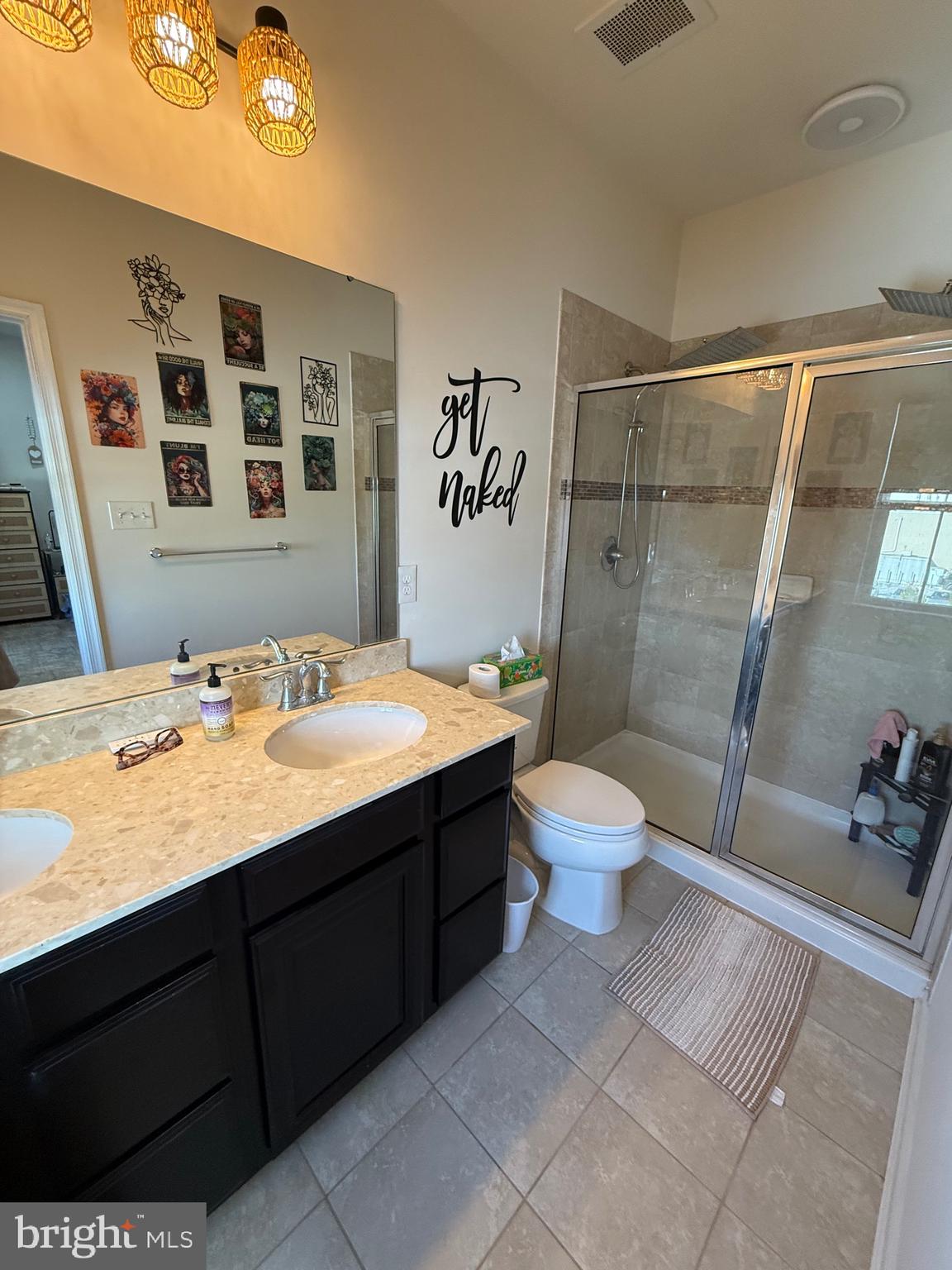 314 Iannelli Road Clarksboro, NJ 08020 - Photo 24 of 29 a bathroom with a granite countertop sink toilet and shower