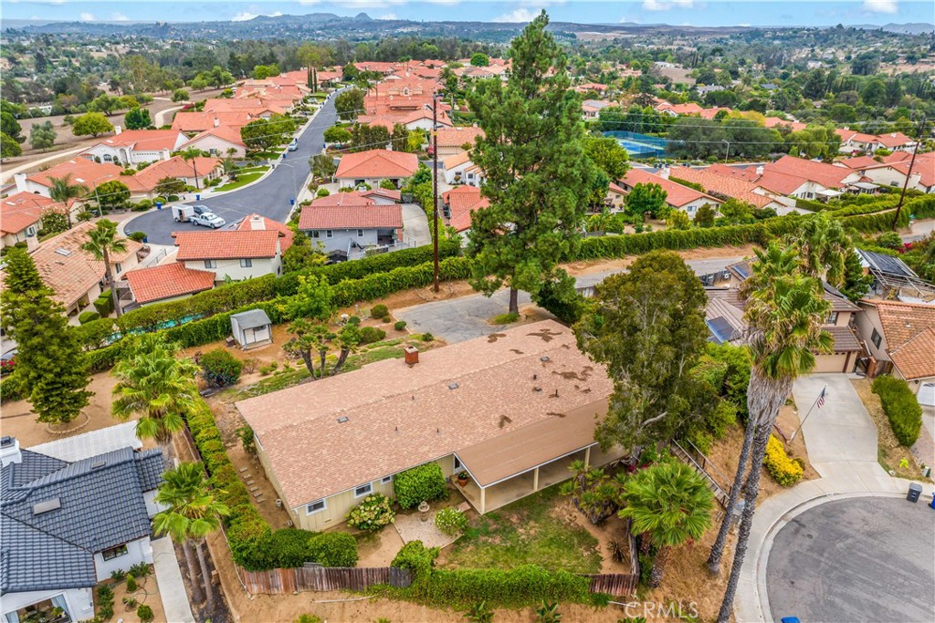 1181 Gearald Way Fallbrook, CA 92028 - Photo 32 of 39 an aerial view of residential houses with outdoor space