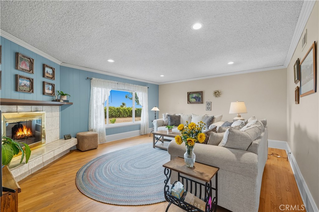 1181 Gearald Way Fallbrook, CA 92028 - Photo 6 of 39 a living room with furniture and a fireplace