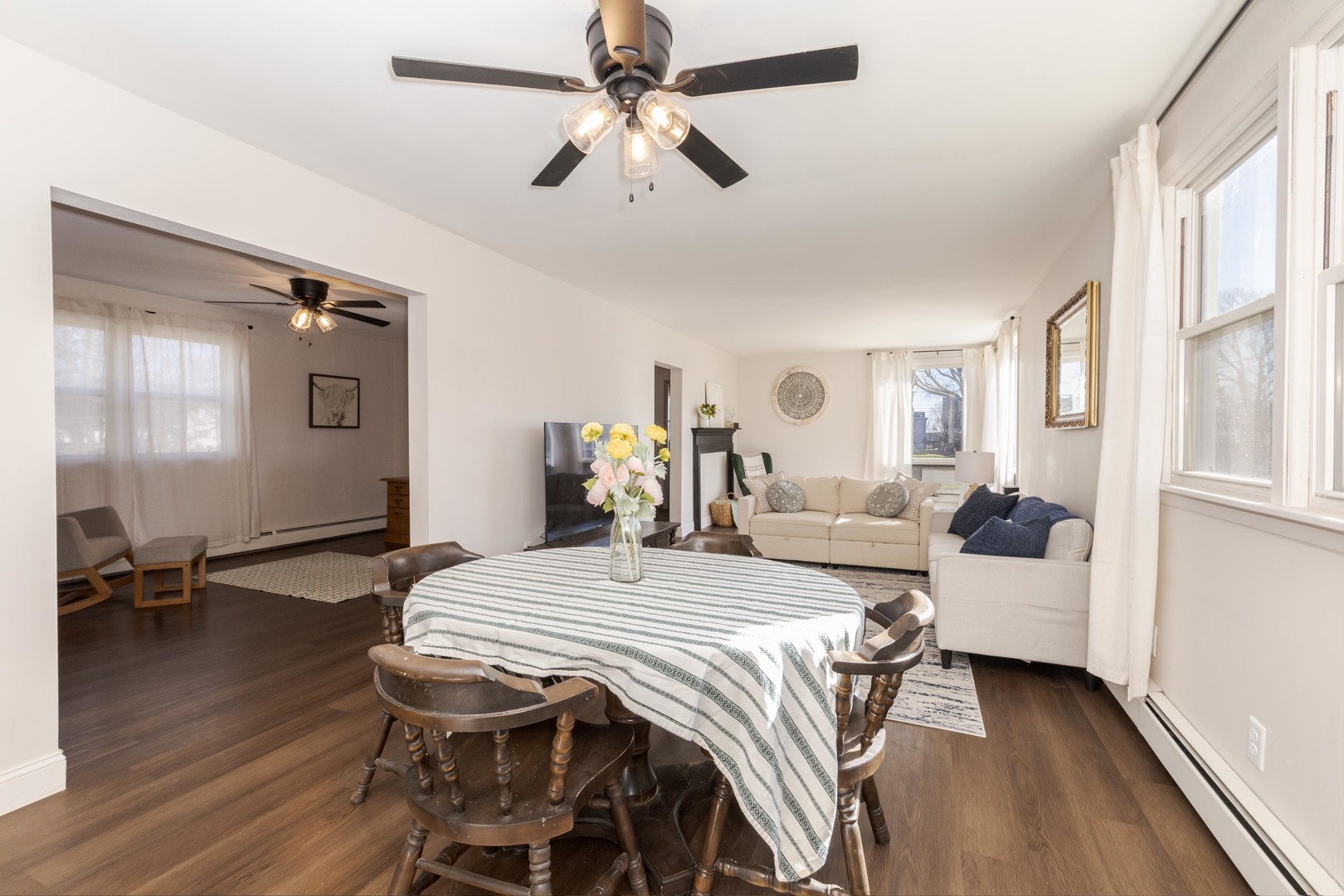 309 North Oak Street Toluca, IL 61369 - Photo 26 of 69 a bedroom with a bed and wooden floor