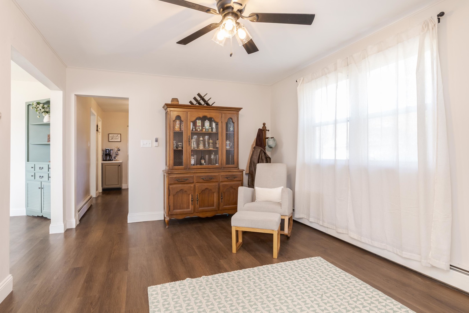 309 North Oak Street Toluca, IL 61369 - Photo 68 of 69 a living room with furniture and a wooden floor