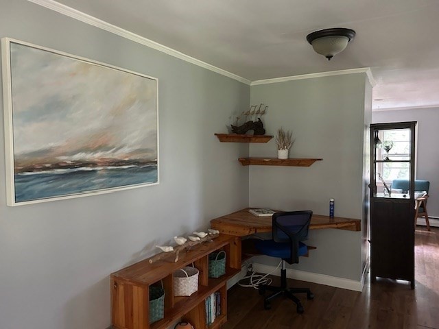 45 Moco Road Barnstable, MA 02668 - Photo 2 of 14 a view of a workspace with furniture and wooden floor