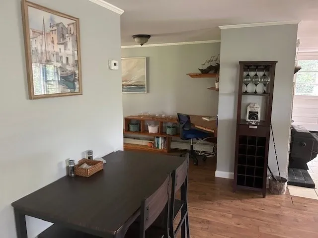 a view of a workspace with furniture