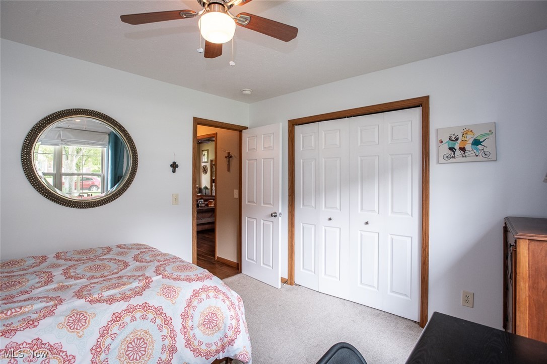 126 Timber Ridge Drive Elyria, OH 44035 - Photo 38 of 49 Carpeted bedroom with a closet and ceiling fan