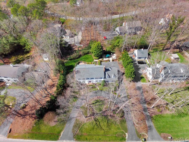 1821 Castlebridge Road Midlothian, VA 23113 - Photo 38 of 40 an aerial view of residential house with outdoor space