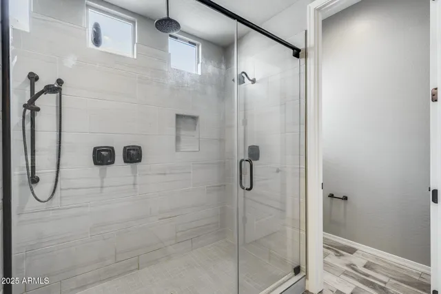 a view of an ocean from a building