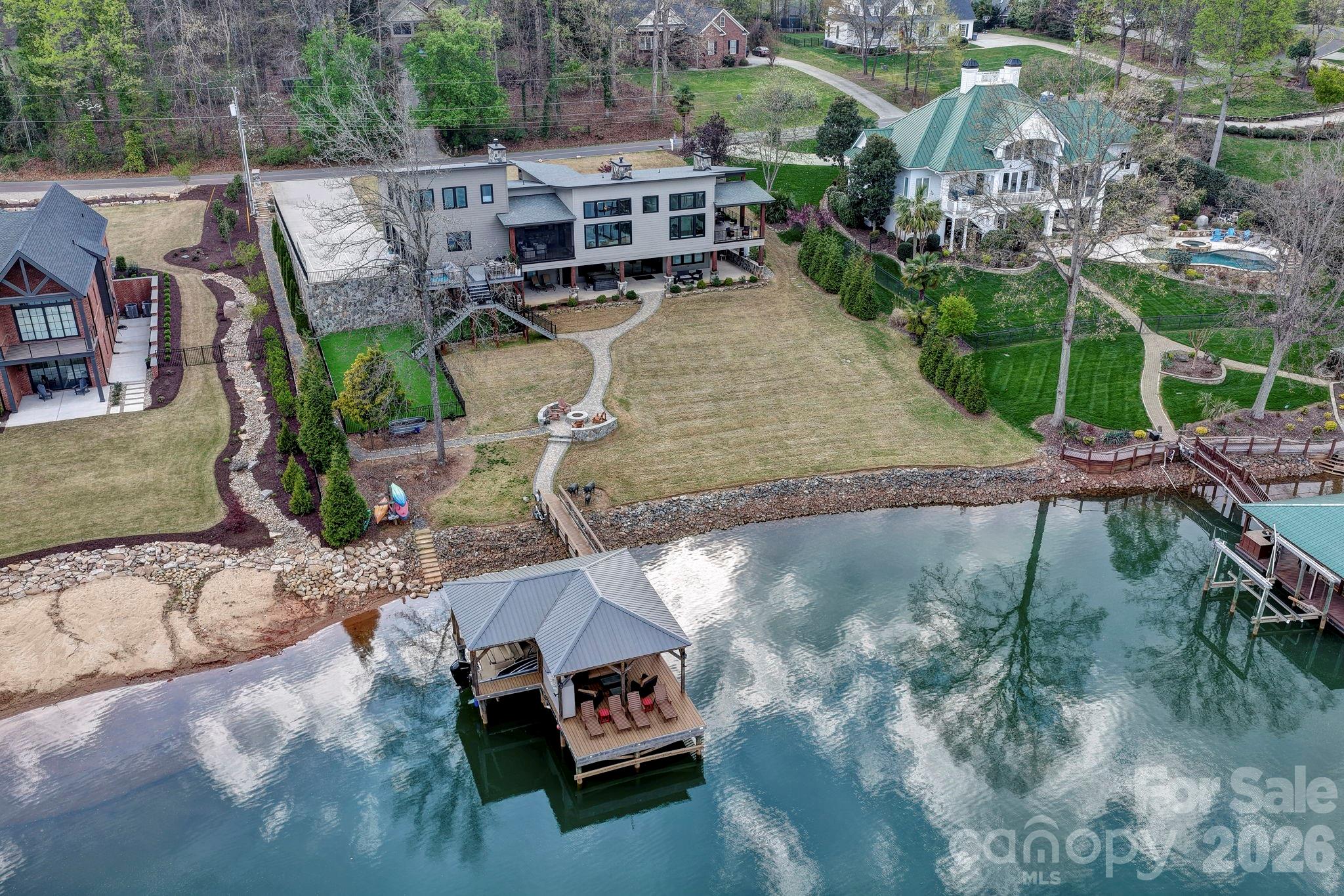 644 Normandy Road Mooresville, NC 28117 - Photo 21 of 32 an aerial view of a house with outdoor space