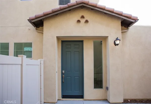 a view of a door of the house