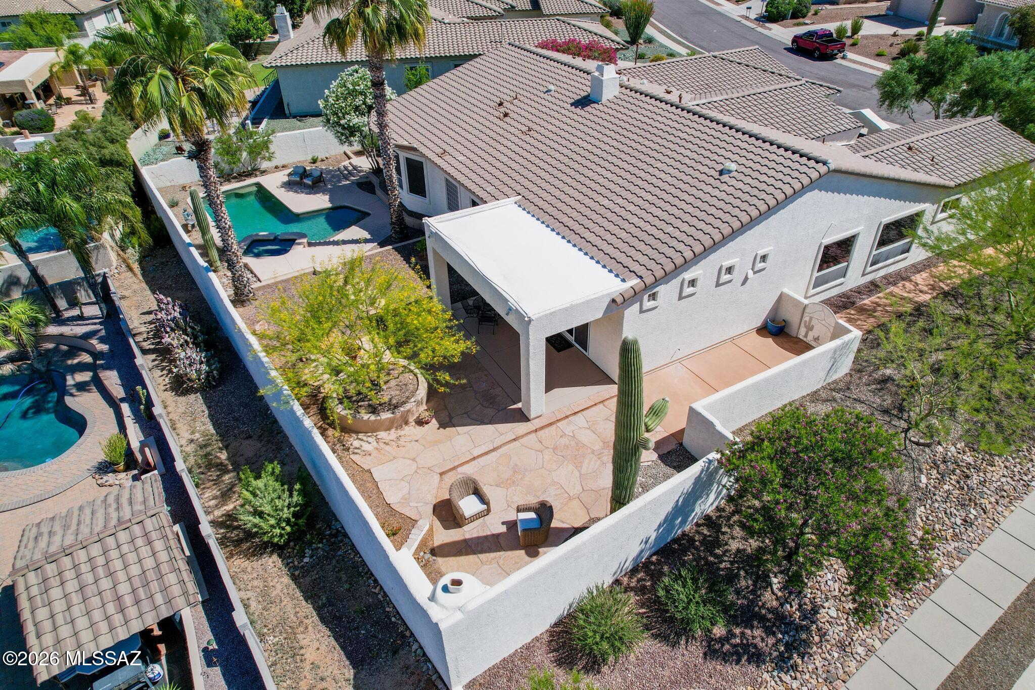 12641 North Rock Creek Road Oro Valley, AZ 85755 - Photo 44 of 48 Rear View
