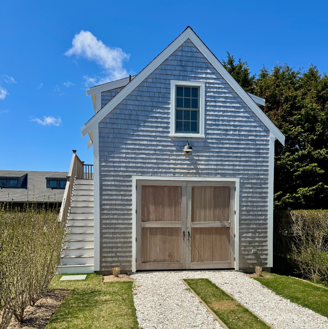 8 Sconset Avenue Nantucket, MA 02554 - Photo 27 of 45 Garage Front Elevation