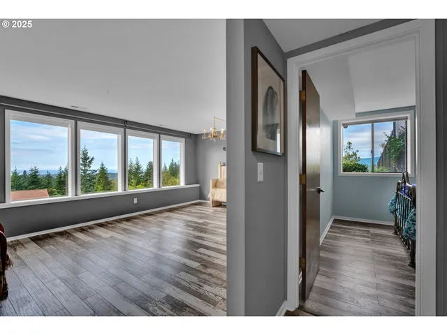 a view interior of house with wooden floor