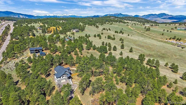a view of a city with mountain view