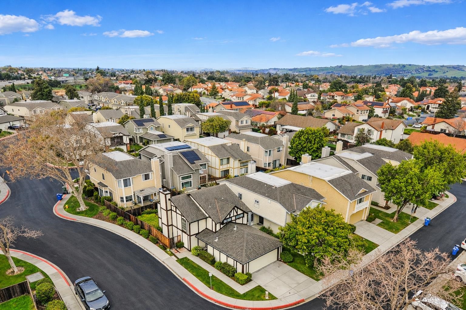 3691 Thrush Terrace Fremont, CA 94555 - Photo 1 of 1 an aerial view of residential houses with outdoor space