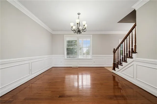 wooden floor in an empty room