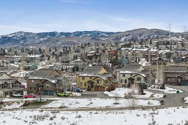 an aerial view of residential houses