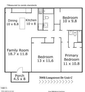 $210,000 | 7002 Longstreet Drive, Unit C, Raleigh, NC 27615