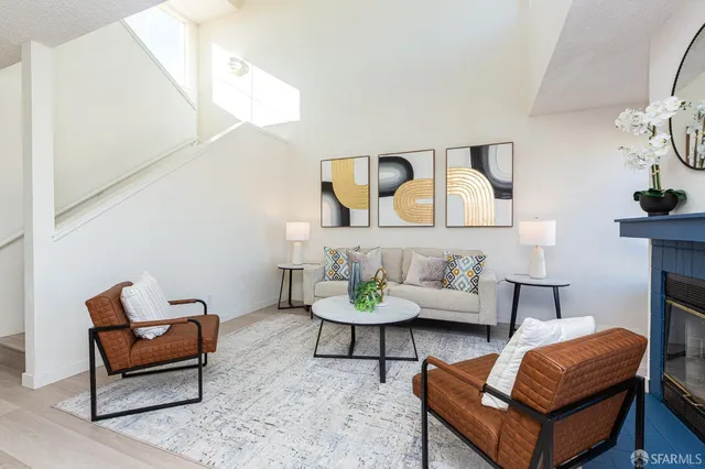 an aerial view of city