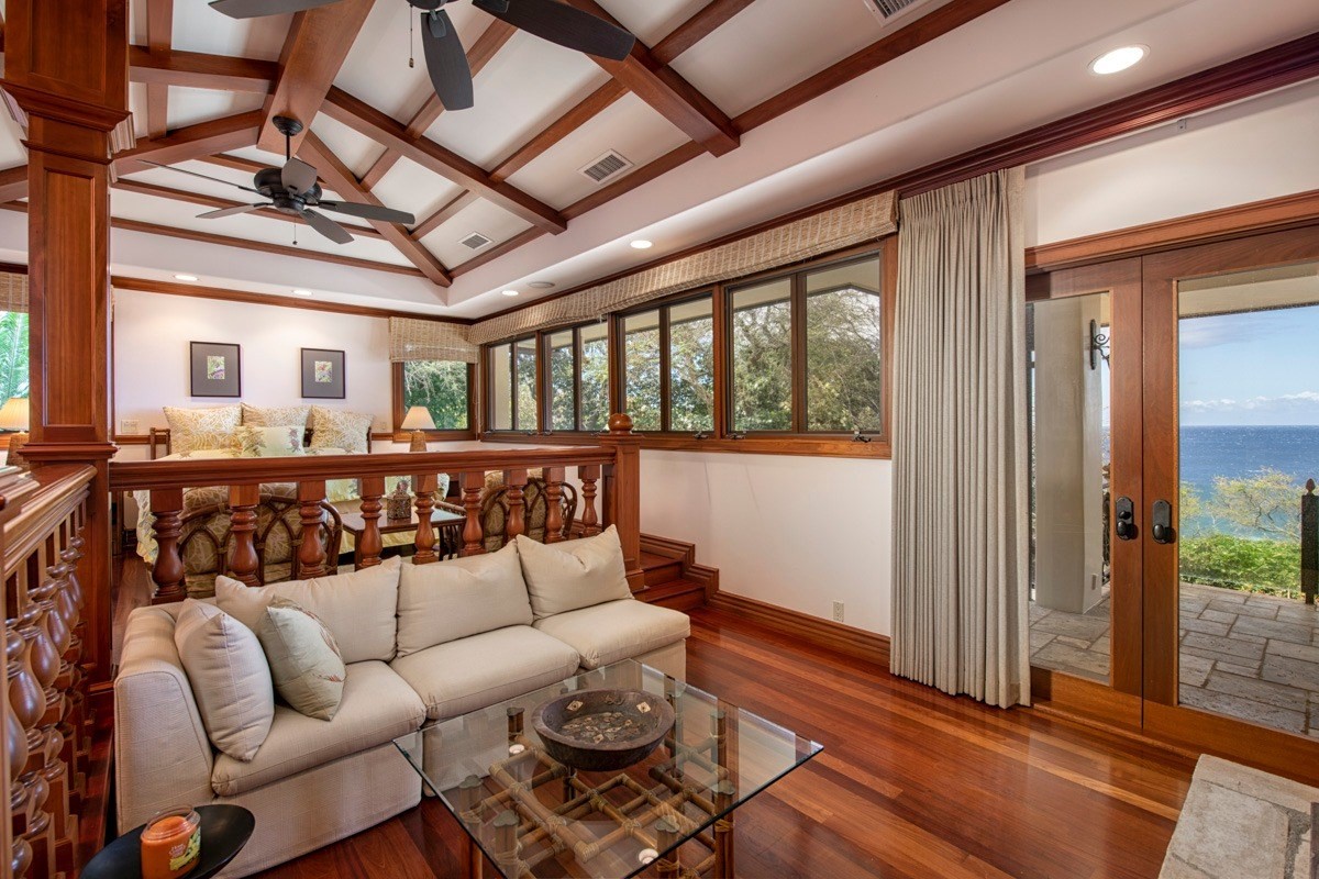 56-3083 Puakea Bay Road Kamuela, HI 96743 - Photo 22 of 30 a living room with furniture and a large window