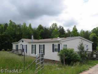 160 Everhart Road Mocksville, NC 27028 - Photo 1 of 7 Exterior Front. Large Double Wide on a Wonderful Lot.