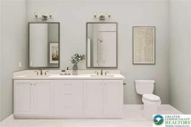 a bathroom with a sink and a toilet