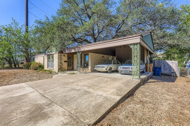 a view of a house with a patio