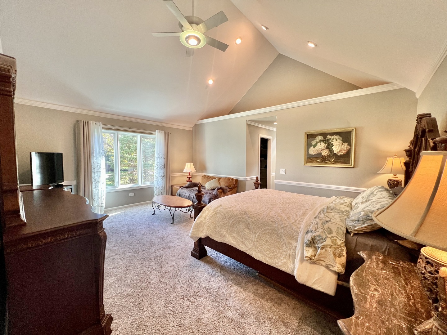 4111 Steeple Run Crystal Lake, IL 60014 - Photo 13 of 50 a bed room with a bed and a tv