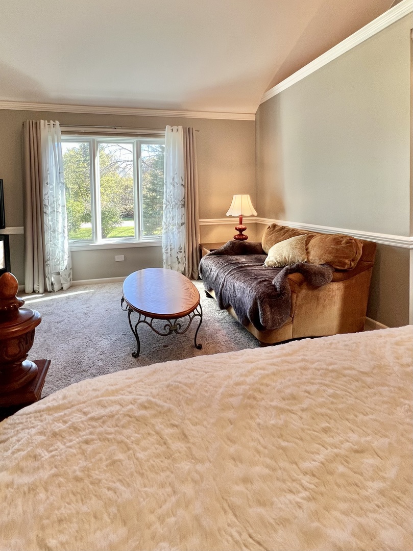 4111 Steeple Run Crystal Lake, IL 60014 - Photo 14 of 50 a spacious bedroom with two beds and a large window