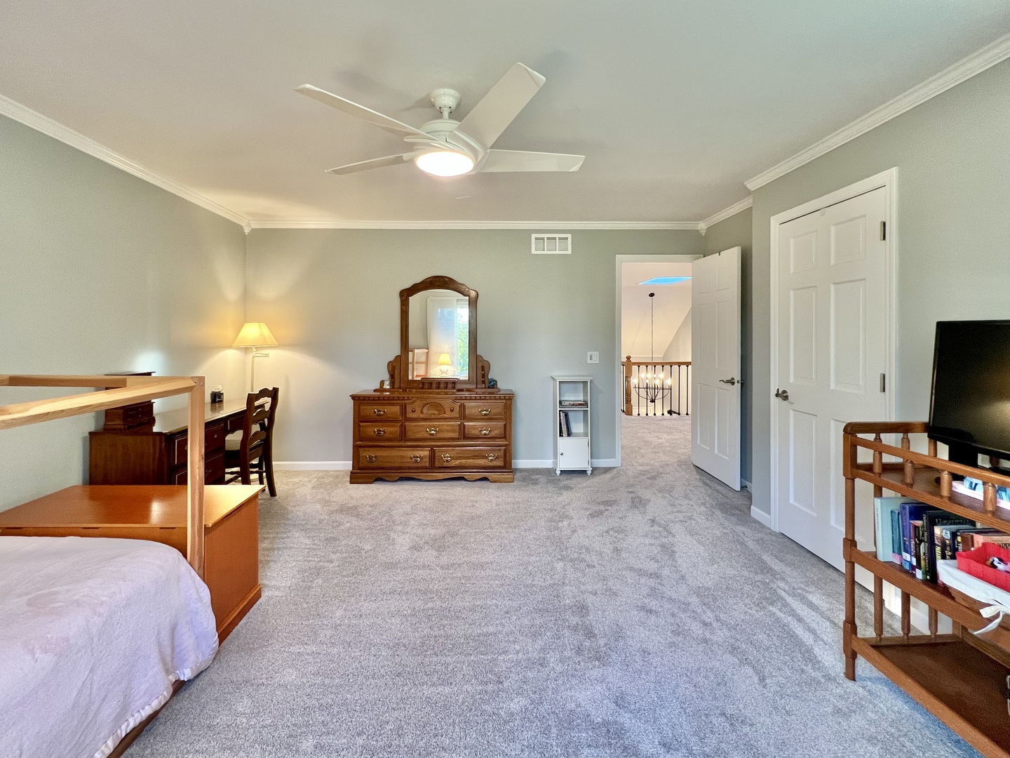 4111 Steeple Run Crystal Lake, IL 60014 - Photo 28 of 50 a bed room with a bed and a television