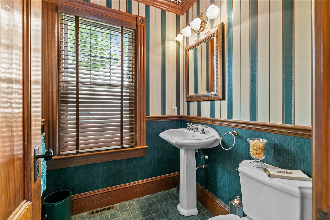 23 Clinton Street Newport, RI 02840 - Photo 16 of 45 1st fl half bath