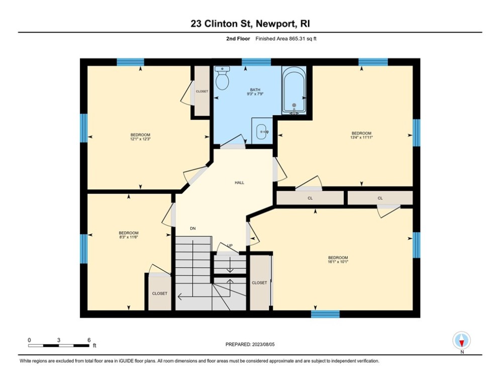 23 Clinton Street Newport, RI 02840 - Photo 43 of 45 2nd floor
