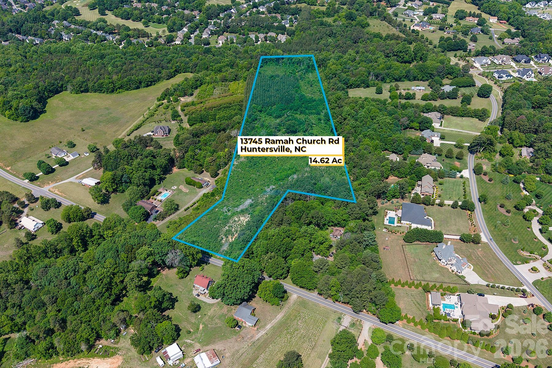 13745 Ramah Church Road Huntersville, NC 28078 - Photo 2 of 17 an aerial view of a