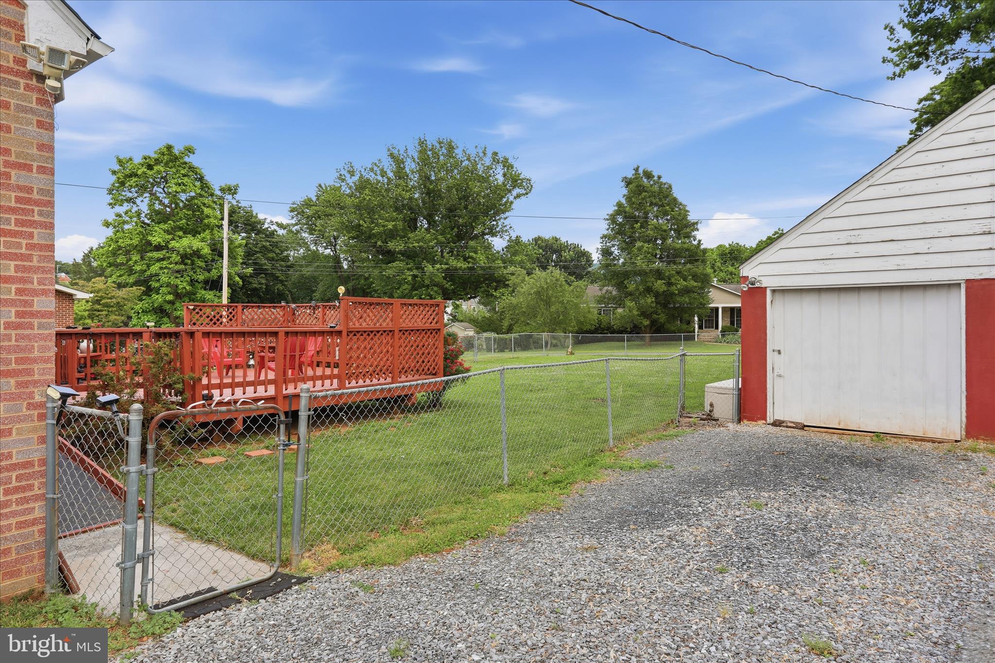605 Stockton Road Front Royal, VA 22630 - Photo 7 of 54 Driveway leads to garage and fully fenced backyard