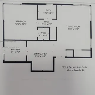 $265,000 | 821 Jefferson Avenue, Unit 5, Miami Beach, FL 33139