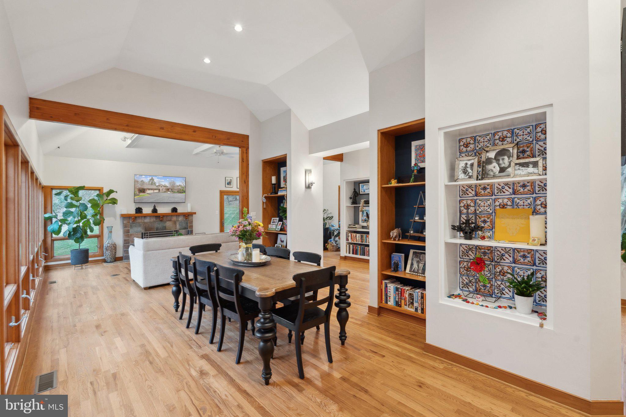 7514 A Evans Ford Road Clifton, VA 20124 - Photo 14 of 50 a dining room with furniture and wooden floor