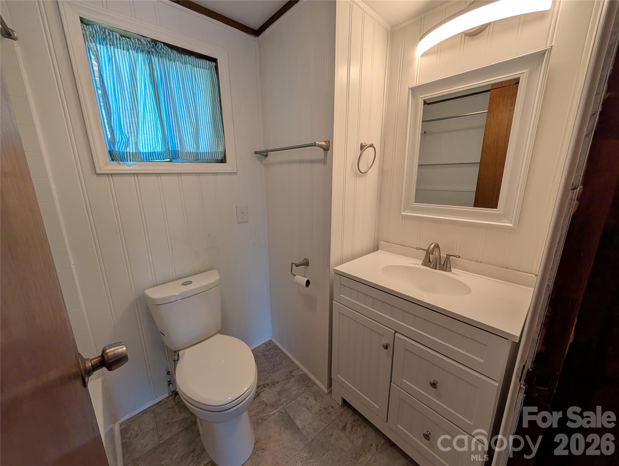 260 Oak Ridge Road Hendersonville, NC 28792 - Photo 17 of 24 a bathroom with a toilet sink and mirror