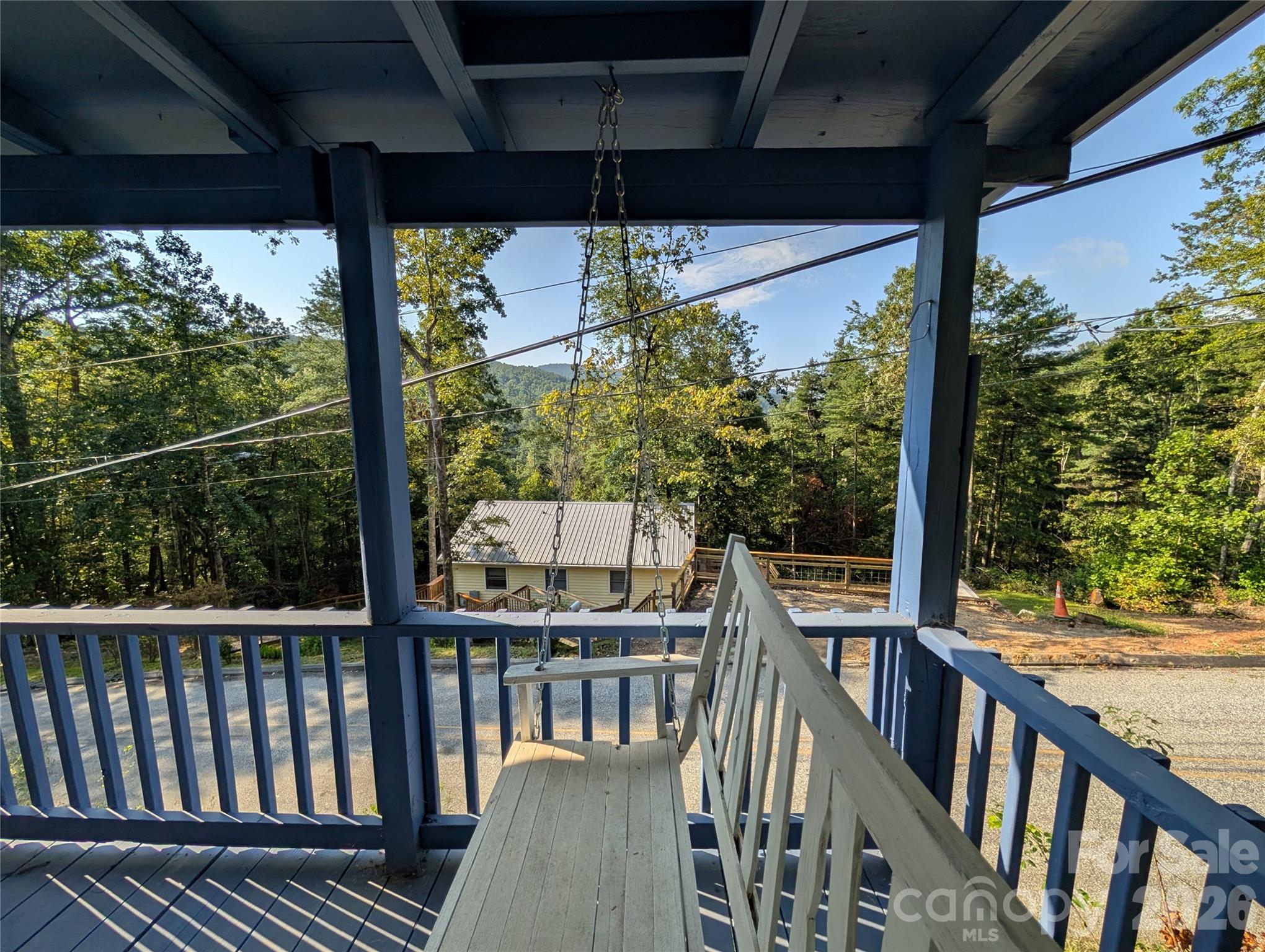 260 Oak Ridge Road Hendersonville, NC 28792 - Photo 10 of 24 a view of a city from a balcony